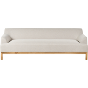 SOSJO - Driezitsbank - Lichtbeige - Polyester