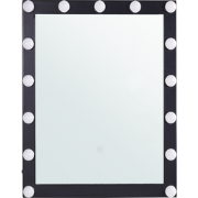 ODENAS - LED-spiegel - Zwart - IJzer