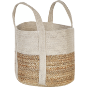 SONIPAT - Mand - Natuurlijk/Wit - Jute