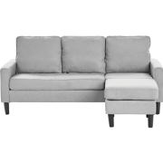 AVESTA - Driezitsbank - Lichtgrijs - Universeel - Polyester