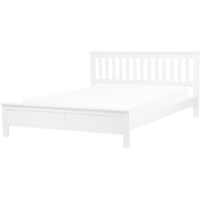 MAYENNE  - Tweepersoonsbed - Wit - 160 x 200 cm - Dennenhout