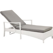 VASTO  - Strandstoel - Wit - PE rotan