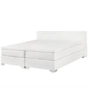 PRESIDENT  - Boxspringbed - Wit - 180 x 200 cm - Kunstleer