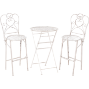 TRIESTE - Tuinbarset voor 2 - Lichtbeige - IJzer