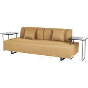SOKNA - Driezitsbank - Mosterdgeel - Polyester