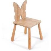 Kinderstoel met vlinderrugleuning L30 cm - MAEL