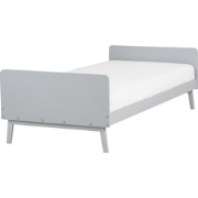 BONNAC - Eenpersoonsbed - Grijs - 90 x 200 cm - Dennenhout