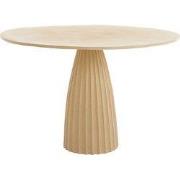 Light&living Eettafel Ø120x78 cm VEGLIA mat zand+licht bruin gespikkel...