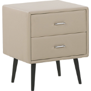 ESSONNE - Nachtkastje - Beige - Kunstleer