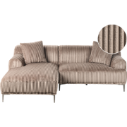 STENUM - Hoekbank 3-zits - Lichtbruin - Rechtszijdig - Corduroy