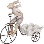 Clayre & Eef Beeld Konijn Beige Polyresin