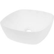 Wastafel 405x405x140mm rond keramiek wit