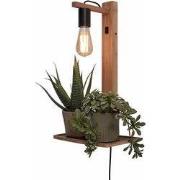 Wandlamp Flores - Bamboe - 30x18x52cm