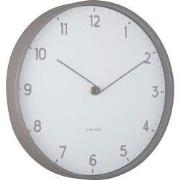 Karlsson - Wandklok Sencillez - Donkergrijs- Ø30cm