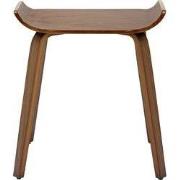 Bijzettafel met walnootafwerking H53,5 cm - ANATOLE