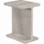 Bijzettafel van marmer L38 cm - HYPPOLITE