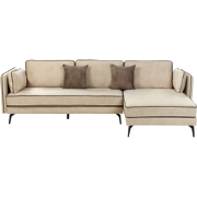 ALTAN - Hoekbank - Beige - Linkerzijde - Fluweel