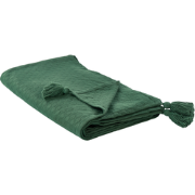 LINDULA - Sprei - Groen - 220 x 200 cm - Katoen