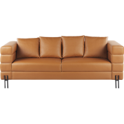 GRANNA - Driezitsbank - Lichtbruin - Kunstleer