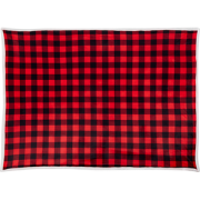 LIQUORICE - Bedsprei - Rood/Zwart - 150 x 200 cm - Stof