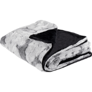 KOSI - Plaid - Lichtgrijs - 150 x 200 cm - Polyester
