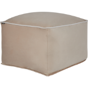 DAREYN - Poef - Zandbeige - Fluweel
