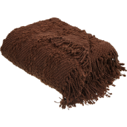 VELLA - Deken - Bruin - 220 x 240 cm - Katoen