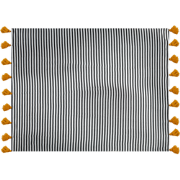 SUNWAL - Plaid - Zwart - 130 x 170 cm - Polyester
