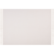 YARSA - Plaid - Beige - 125 x 150 cm - Katoen