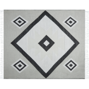 KATTIKE - Plaid - Grijs - 130 x 170 cm - Acryl