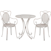 CILENTO - Bistroset voor 2 - Lichtgrijs - IJzer