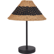 MOMBA - Tafellamp - Beige/Zwart - Papier