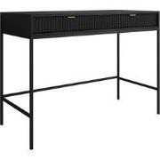 Meubella - Kaptafel Navil - Zwart - 104 cm