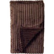 Dutch Decor MARTHY - Plaid 140x180 cm - Chocolate Martini - Bruin - Du...