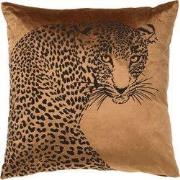 Dutch Decor SIMBA - kussenhoes 45x45 cm - dierenprint - panter - Tobac...
