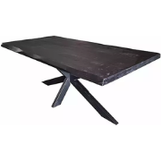 Starfurn Boomstamtafel Boston Black | 200 cm