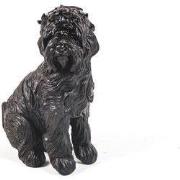 Ornament - Labradoodle Dog - Polyresin - Black - 16x23,5cm