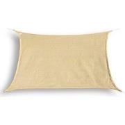 hanSe® Schaduwdoek Rechthoek Waterdoorlatend 2x3,5 m Zonnedoek Zand