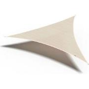 Platinum Coolfit schaduwdoek driehoek 3.6x3.6x3.6m - Gebroken Wit