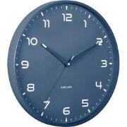 Wandklok Orgullo - Klassiek blauw - Ø40cm