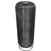 PTMD Lantaarn Danielius - 29x29x80 cm - Polyethyleen - Zwart