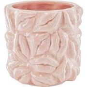 Pot - Kisses - Ceramics - Light Pink - 11x11x11,5cm