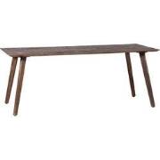Eettafel Donkerbruin - 200x90x76cm - Mangohout - Tafel Oslo