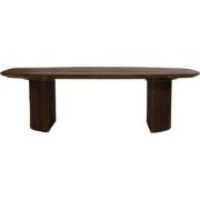 Salontafel Donkerbruin Mangohout - 130x70x38cm - Feline