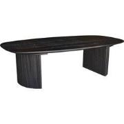 Salontafel Zwart Mangohout - 130x70x38cm - Feline