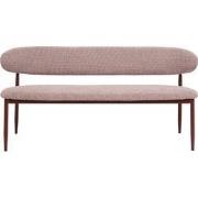 Eetkamerbank Taupe - Zithoogte 47cm - 160x55x77cm - Alexia