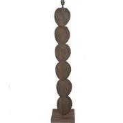 PTMD Staande Lamp Kodey - 30x30x140 cm - Hout - Bruin