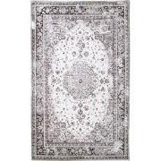 Vloerkleed 200x300cm - Zwart/Wit - Chenille Polyester - Kleed Havana