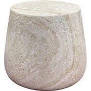 Sidetable Fiberclay Naturel - 47,5x47,5x41cm - Bonn