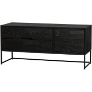 WOOOD Silas TV-Meubel - Grenen - Blacknight - 55x120x44